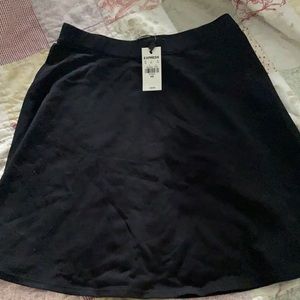 NWT Express stretchy Black Skater Skirt